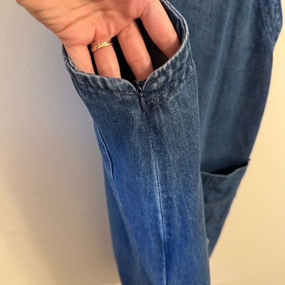Denim Overall Dress - Picture 4 of 6